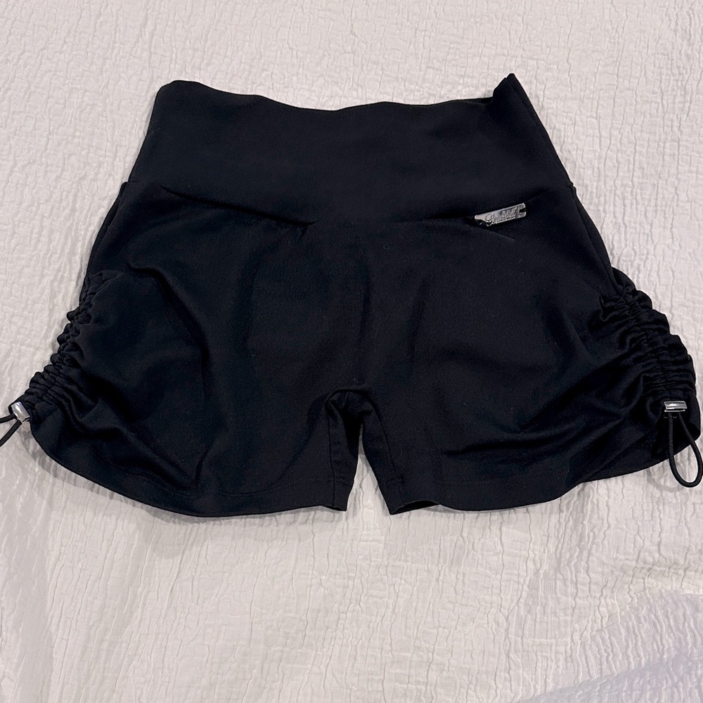 Bombshell Sportswear Black Toggle Shorts